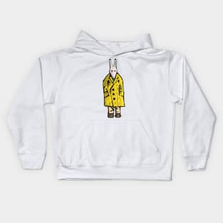 Raincoat Fox looking at you Kids Hoodie